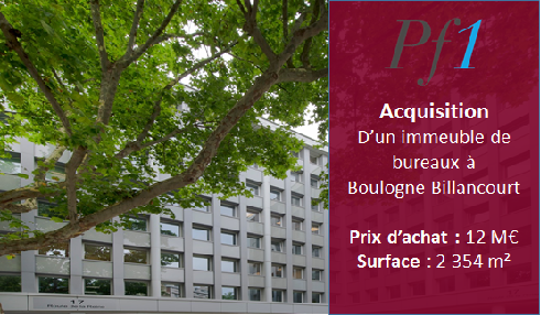 Acquisition Boulogne Billancourt PF1