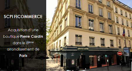 Acquisition Ficommerce Pierre Cardin Paris